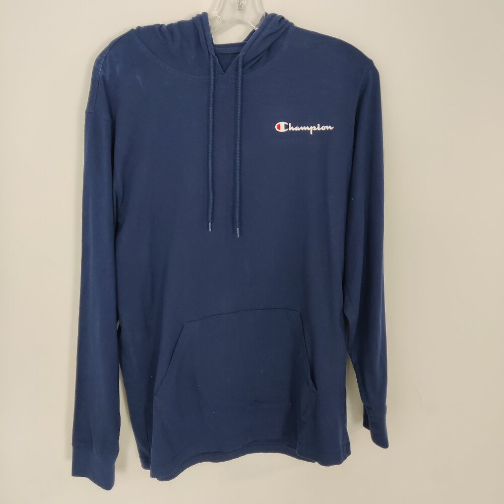 Champion Men's Hoodie Shirt Size Small 100% Cotton Gorpcore Athletic Sporty